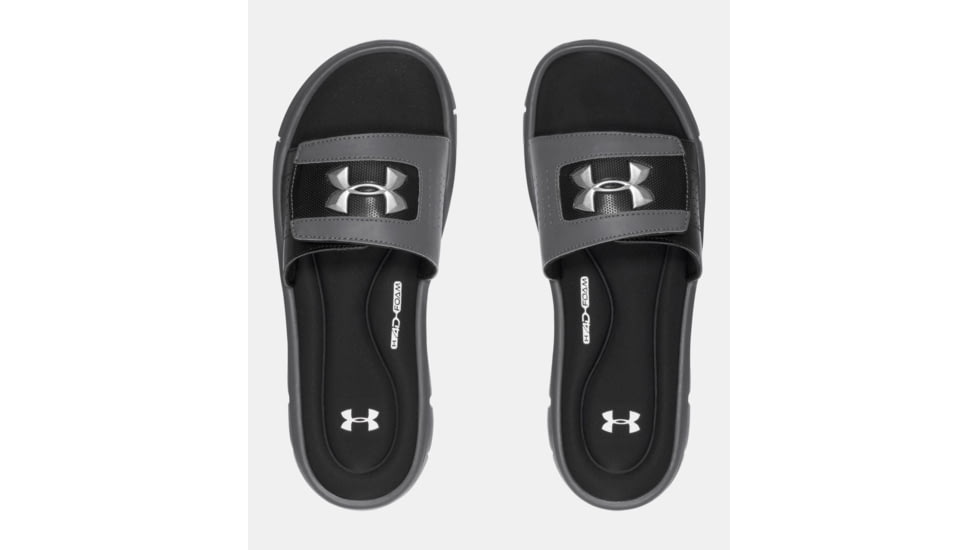 Under Armour Ignite V SL - Men's, Graphite/Black/Metallic Silver, 10, 1287318-040-10