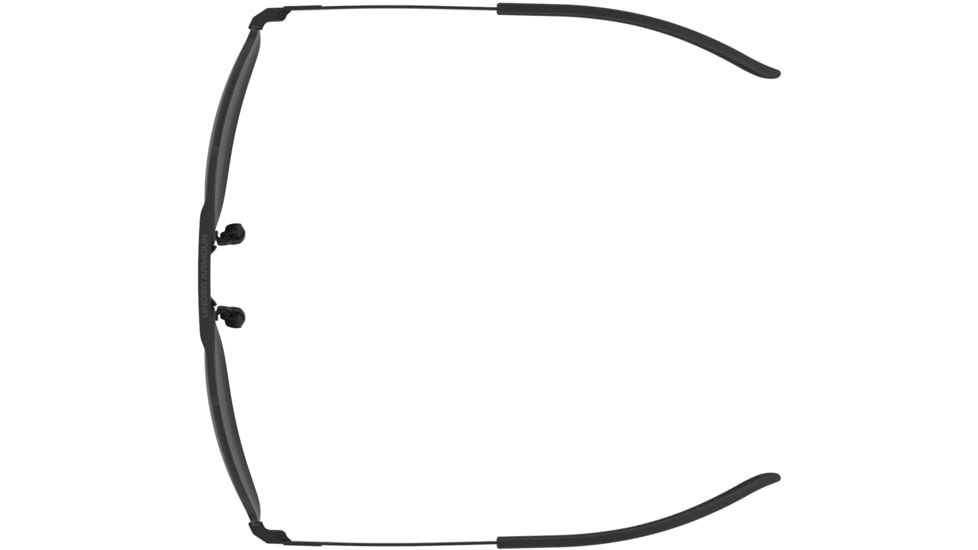 Under Armour Impulse Sunglasses with Matte Black Frame and Grey Polarized Lens, Medium, UA0015GS 003-M9