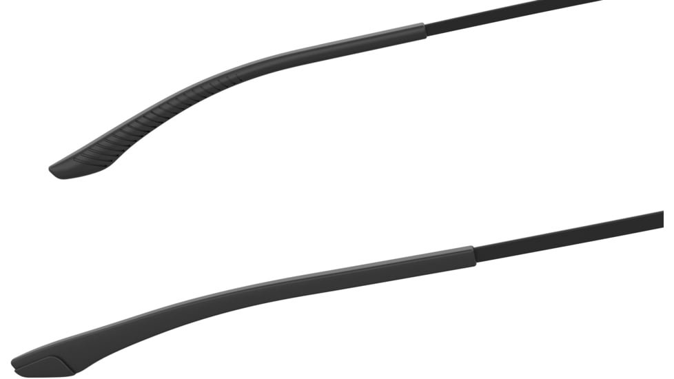 Under Armour Instinct Pilot Shape Sunglasses with Matte Black Frame and Grey Lens, Medium, UA0007GS 003-59IR
