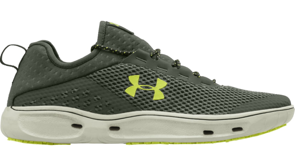 Under Armour UA Kilchis Watersports Shoes - Men's, 9, Greenhead/Sandstorm/Velocity, uar0067-Greenhead/Sandstorm/Velocity-Medium-9