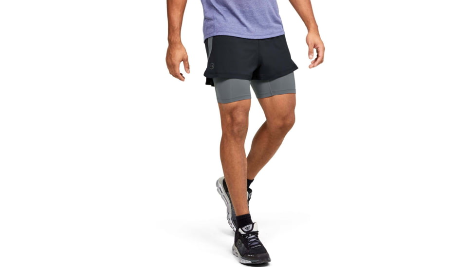 Under Armour UA Rush Run 2-in-1 Shorts - Mens, 13501490012X