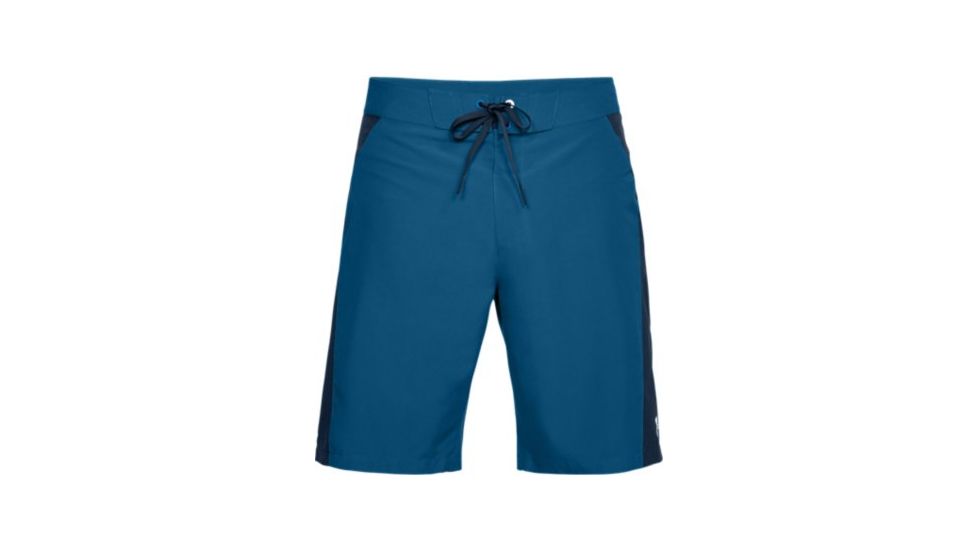 Under Armour Mania Tidal Boardshort, Moroccan Blue AFS/Deprecated/Academy/White, 34 Waist, 1290506-487-34