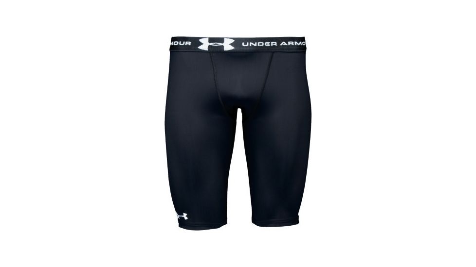Under Armour Men's HeatGear Long Compression Short - Black Color 100126L-001