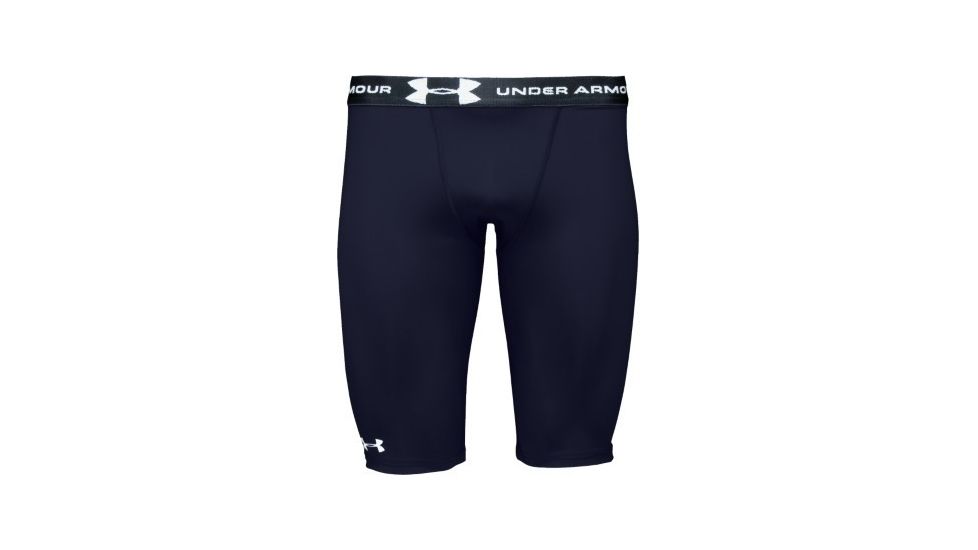 Under Armour Men's HeatGear Long Compression Short - Midnight Navy Color 100126L-410