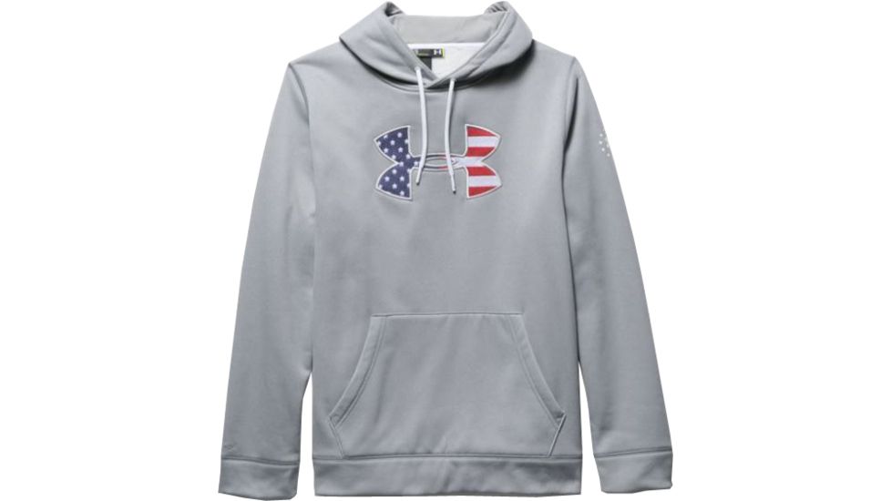 Under Armour Mens Freedom Storm Tactical Hoodie,True Gray Heather,3XL 12769450253X