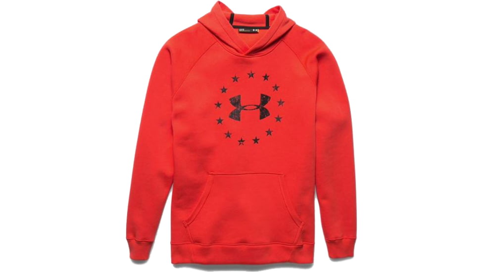 Under Armour Mens Freedom Tactical Hoodie,Rocket Red,Small 1261128984SM
