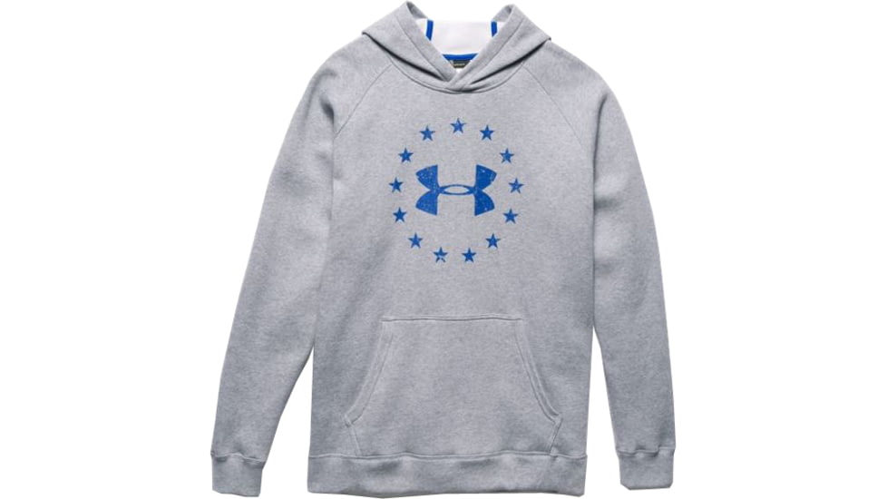 Under Armour Mens Freedom Tactical Hoodie,True Gray Heather,2XL 12611280262X