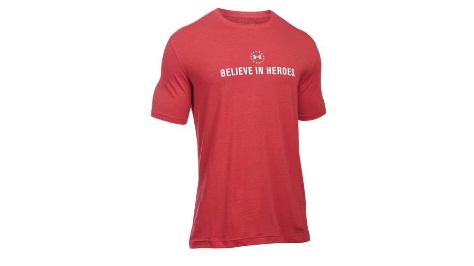 Under Armour Mens WWP BIH Logo Tactical Graphic T-Shirt,Red,Medium 1268757600MD