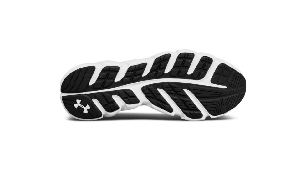Under Armour Micro G Assert 7 Road Running Shoe, Black/White/White, 11.5 US 3020673-001-11.5
