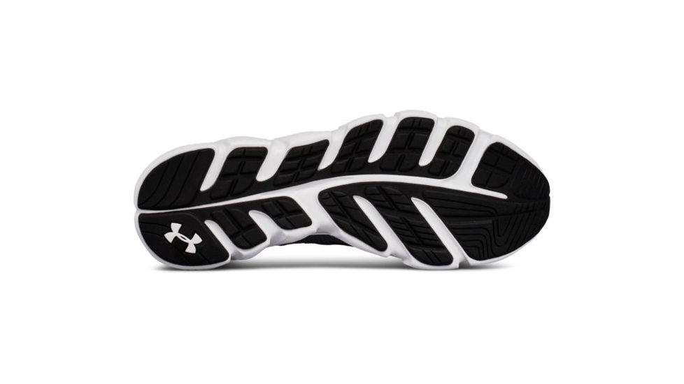 Under Armour Micro G Assert 7 Road Running Shoe, Steel/White/Black, 10 US 3020673-100-10