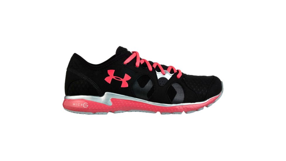 Under Armour Micro G Neo Mantis Road Running Shoe - Women's-Black-Medium-9 US