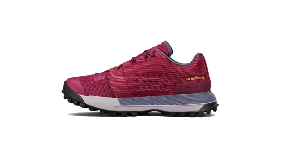 Under Armour Newell Ridge Low GTX Hiking Shoe - Women's-Black Currant/Steel/Steel-Medium