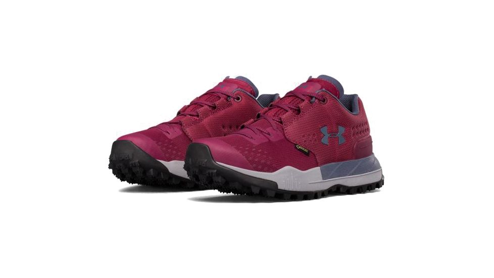 Under Armour Newell Ridge Low GTX Hiking Shoe - Women's-Black Currant/Steel/Steel-Medium