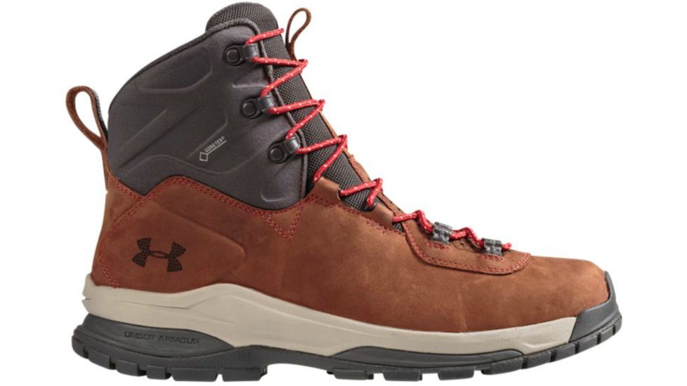 Noorvik GTX Backpacking Boot -Mens-Tundra/Charcoal/Red-Medium-8.5