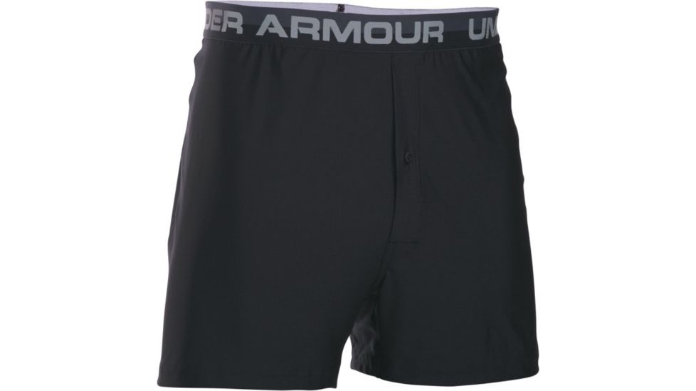 Under Armour Original Series Boxer Shorts, Black/Steel, XS, 1277271-001-XS
