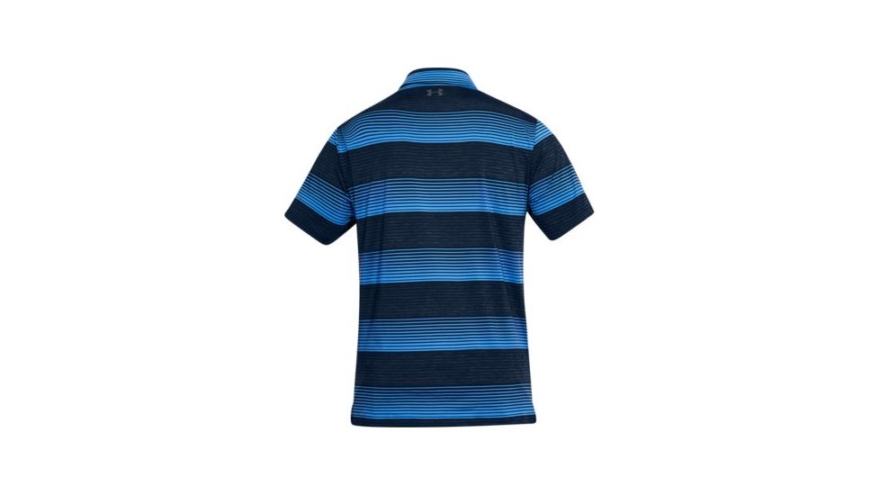 Under Armour Playoff Polo Shirt, Academy/Academy/RHINO GRAY, LG, 1253479-433-LG