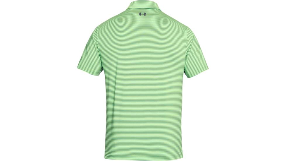Under Armour Playoff Polo Shirt - Men's, Lumos Lime/Rhino Gray, 2XL, 1253479-714-XXL