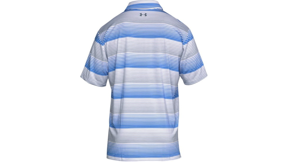 Under Armour Playoff Polo Shirt - Men's, White/Overcast Gray, Small, 1253479-120-SM