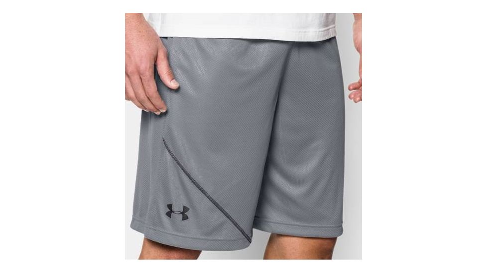 Under Armour Quarter Short - Mens-Steel-10 in-Small uar0042-Steel-10 in-Small