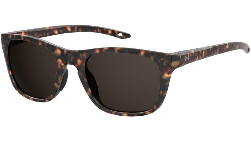 Under Armour Raid Sunglasses with Brown Havana Frame and Brown Lens, Medium, UA0013GS 086-70
