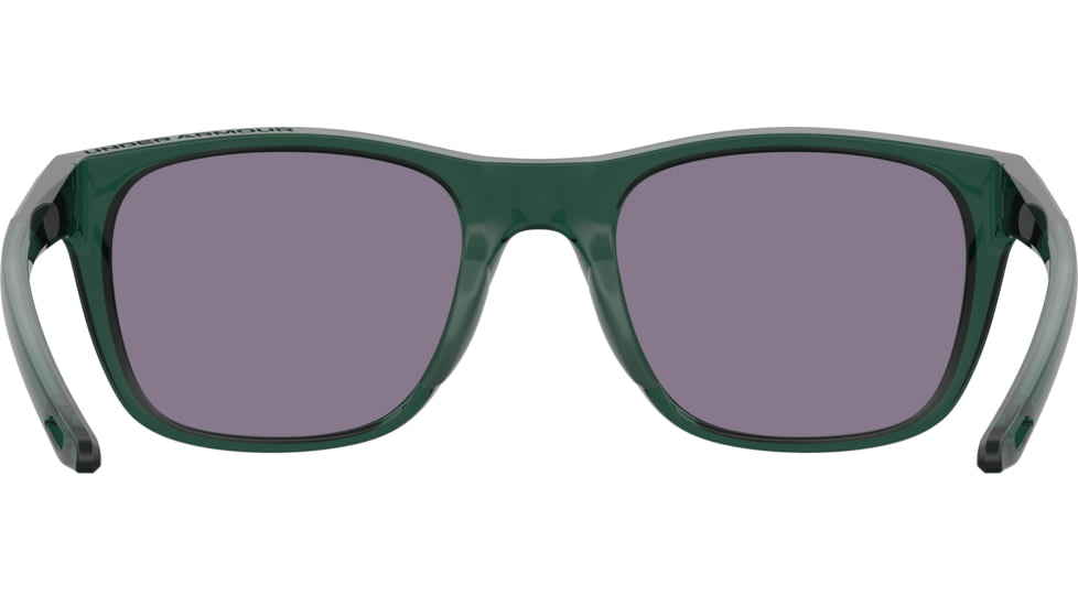 Under Armour Raid Sunglasses with Transparent Green/Grey Frame and Green Lens, Medium, UA0013GS 1ED-Z9