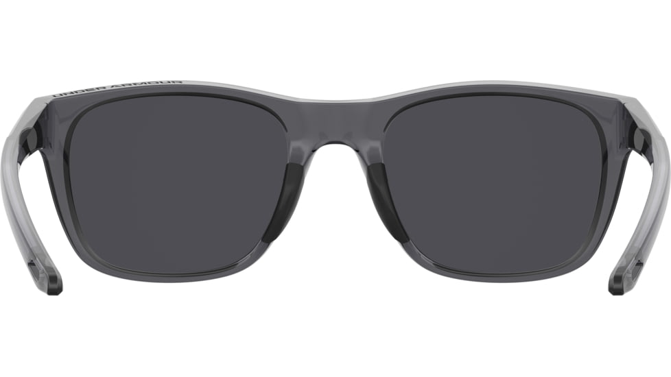 Under Armour Raid Sunglasses with Transparent Grey Frame and Silver Mirror Lens, Medium, UA0013GS KB7-T4