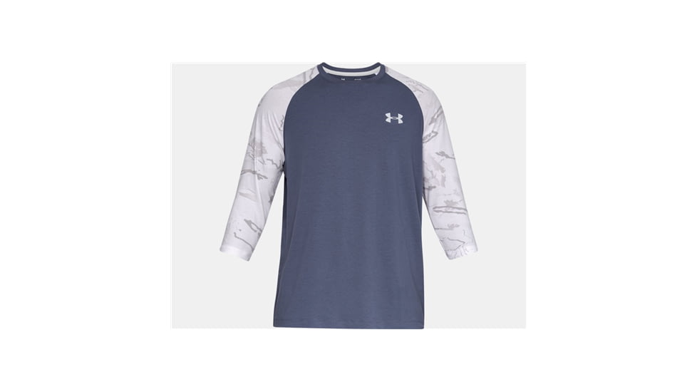 Under Armour Ridge Reaper 3/4 Sleeve Shirt - Mens, Extra Large, Blue, 1300298496XL