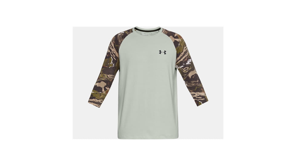 Under Armour Ridge Reaper 3/4 Sleeve Shirt - Mens, Extra Large, Olive, 1300298502XL