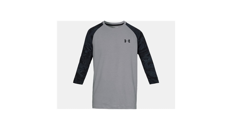 Under Armour Ridge Reaper 3/4 Sleeve Shirt - Mens, Medium, Steel, 1300298035MD