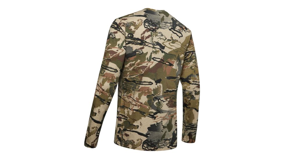 Under Armour Scent Control Camo Long Sleeve Tee - Mens, UA Barren Camo, Medium, 1343241-999-MD
