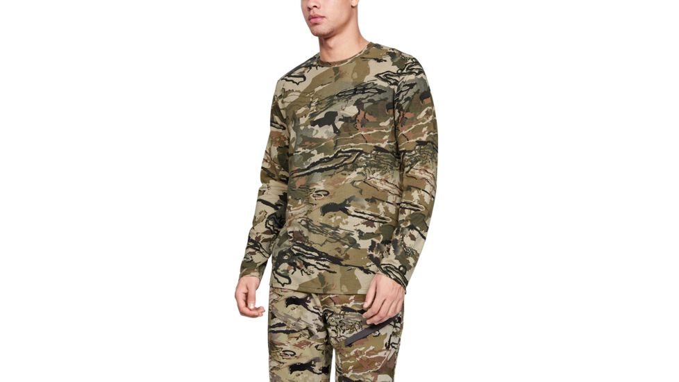 Under Armour Scent Control Camo Long Sleeve Tee - Mens, UA Barren Camo, Medium, 1343241-999-MD