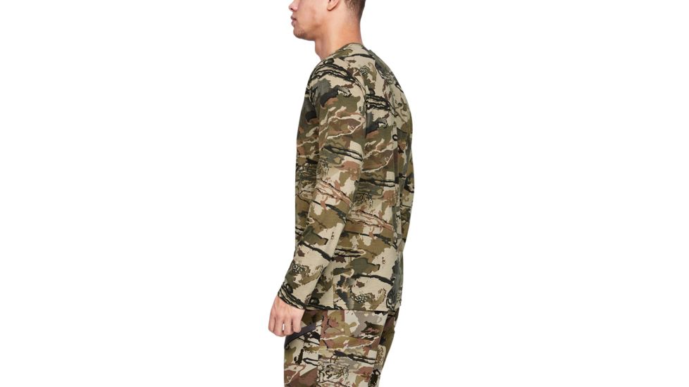 Under Armour Scent Control Camo Long Sleeve Tee - Mens, UA Barren Camo, Medium, 1343241-999-MD