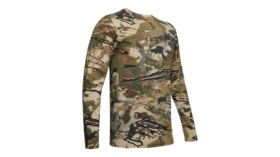 Under Armour Scent Control Camo Long Sleeve Tee - Mens, UA Barren Camo, Medium, 1343241-999-MD