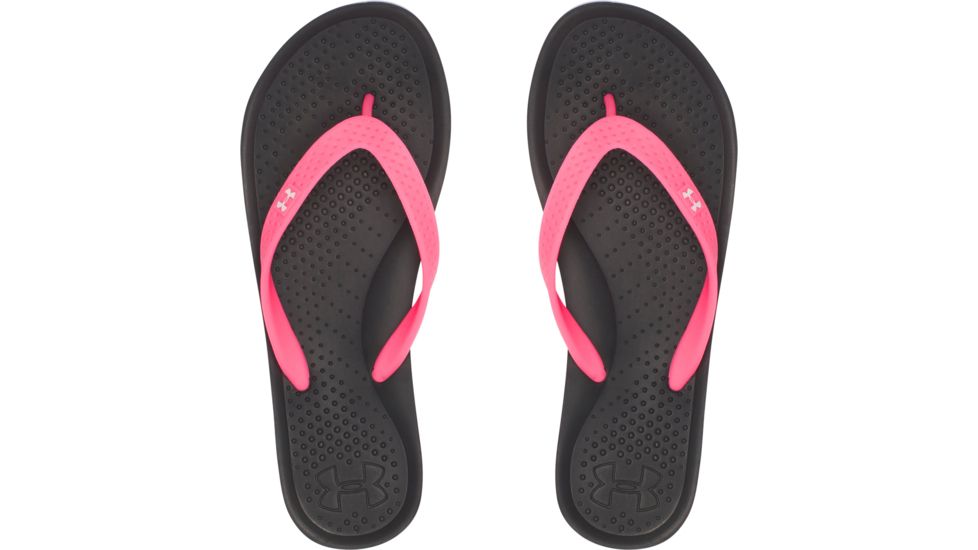 Under Armour -SHED, Atlantic Dune Thong Sandal - Womens, 7, 1252540-6-7-demo
