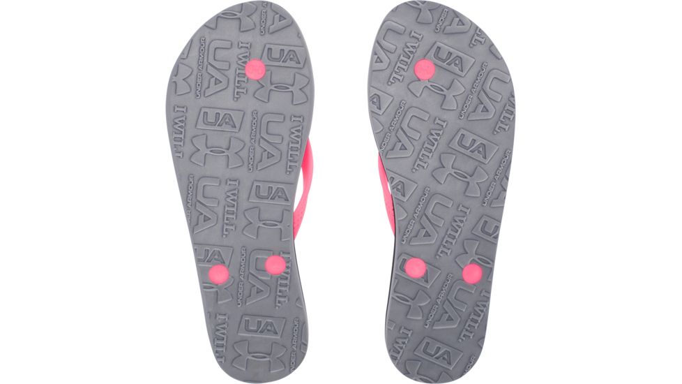 Under Armour -SHED, Atlantic Dune Thong Sandal - Womens, 7, 1252540-6-7-demo