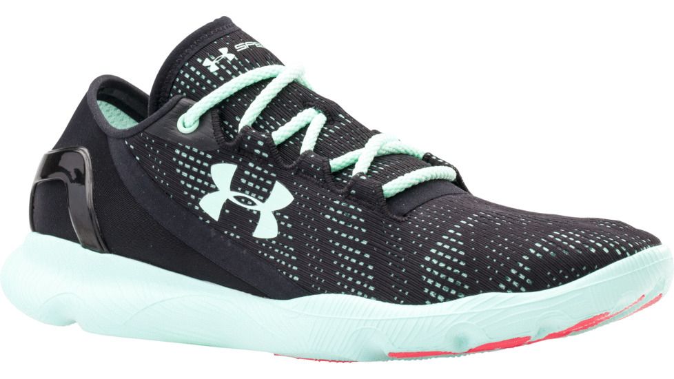 Under Armour SpeedForm Apollo Vent Road Running Shoe - Women's-Black/Crystal-Medium-11 US