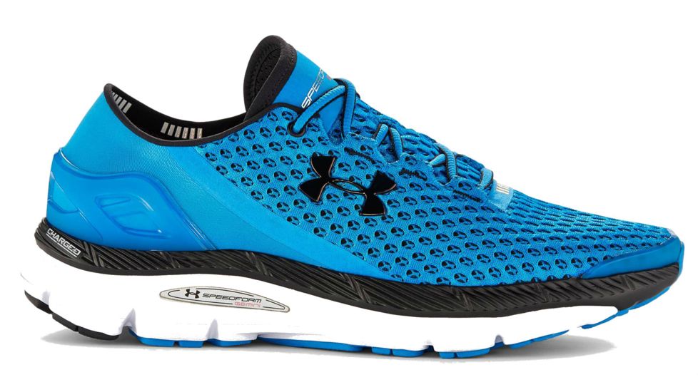 Under Armour Speedform Gemini Road Running Shoe - Men's-Blue Jet/Black-Medium-13 US