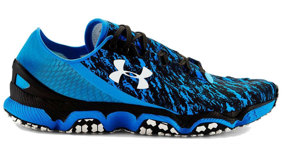 Under Armour Speedform XC Trail Running Shoe - Men's-Blue/Black-Medium-13 US