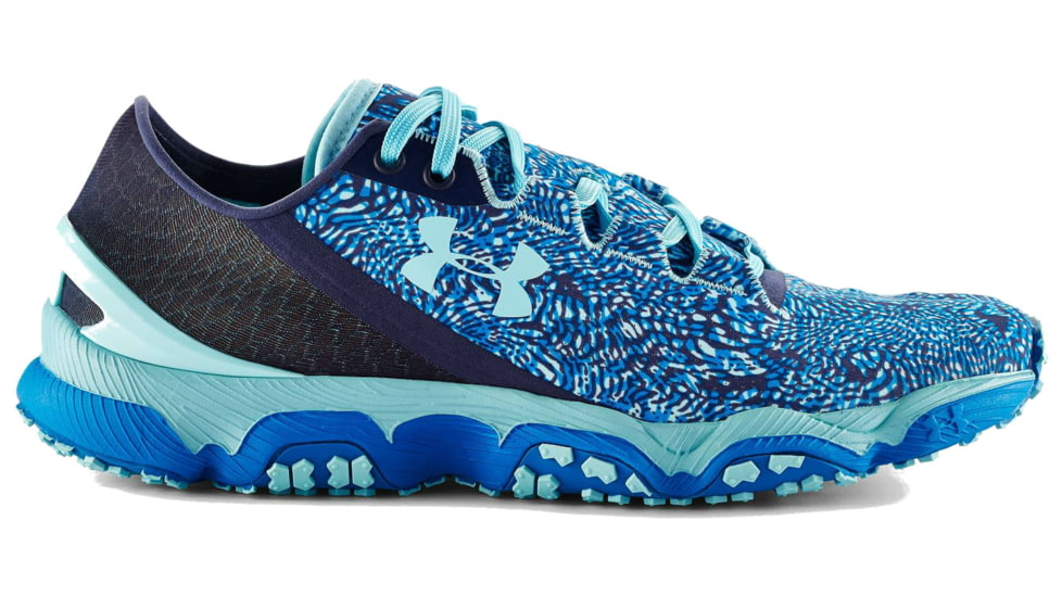 Under Armour Speedform XC Trail Running Shoe - Women's-Blue-Medium-6 US