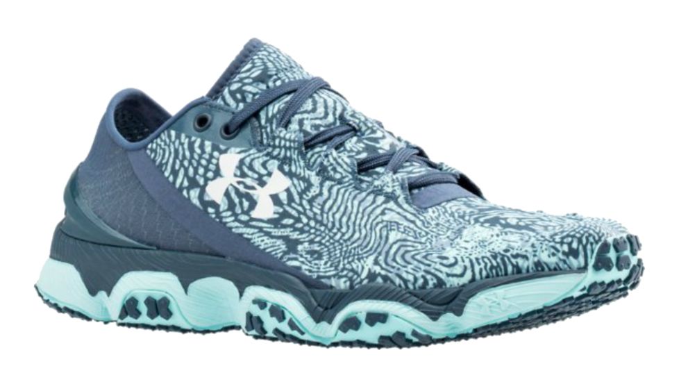 Under Armour Speedform XC Trail Running Shoe - Women's-Blue/Veneer/White-Medium-6 US