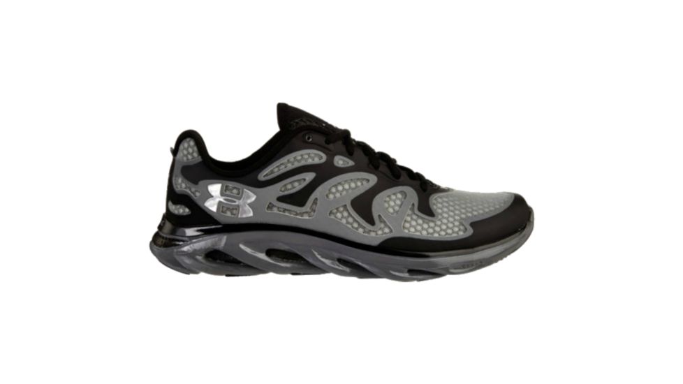Under Armour Spine EVO Road Running Shoe - Men's-Black/Graphite-Medium-8.5 US
