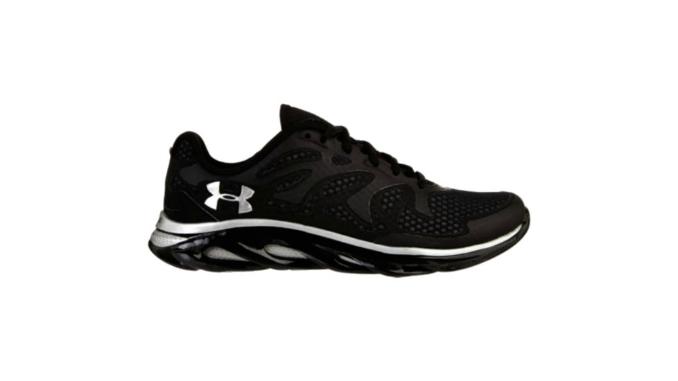 Under Armour Spine EVO Road Running Shoe - Men's-Black/Yellow-Medium-8.5 US