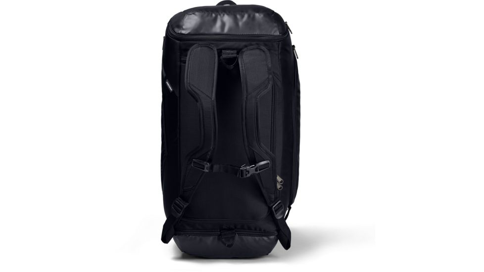 Under Armour Storm Contain Backpack Duffle 3.0 - Unisex, Black/Black/Silver, One Size, 1277431-003-OSFA