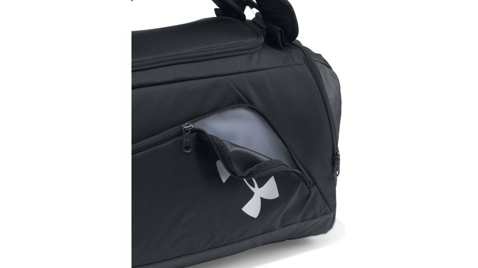 Under Armour Storm Contain Backpack Duffle 3.0 - Unisex, Black/Black/Silver, One Size, 1277431-003-OSFA