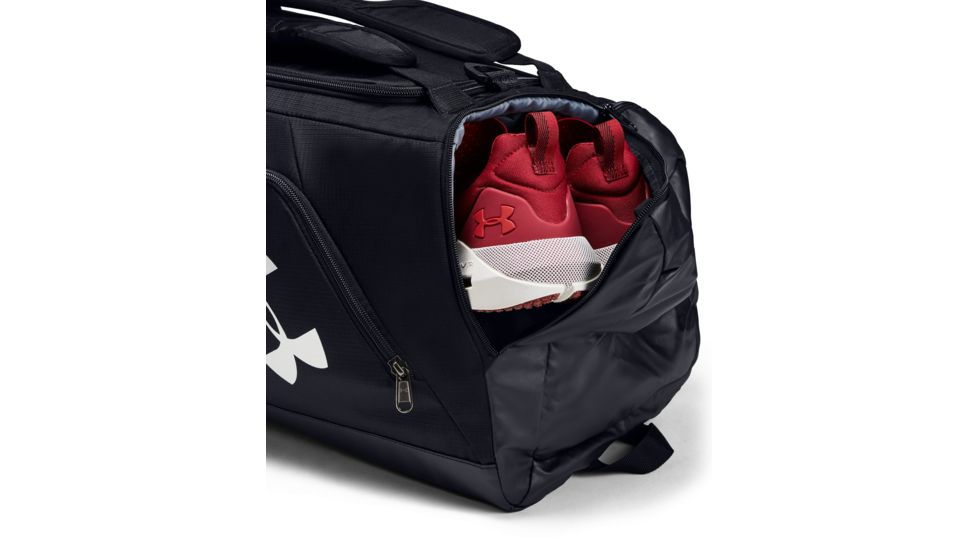 Under Armour Storm Contain Backpack Duffle 3.0 - Unisex, Black/Black/Silver, One Size, 1277431-003-OSFA