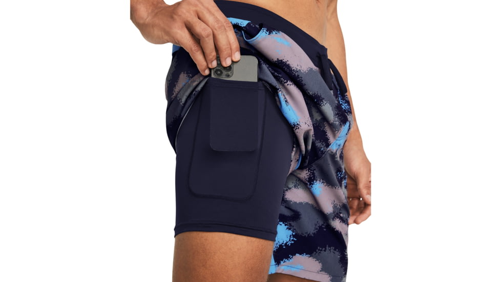 Under Armour Storm Shorebreak 2-in-1 Board Shorts - Mens, Midnight Navy, Small, 1370030410SM