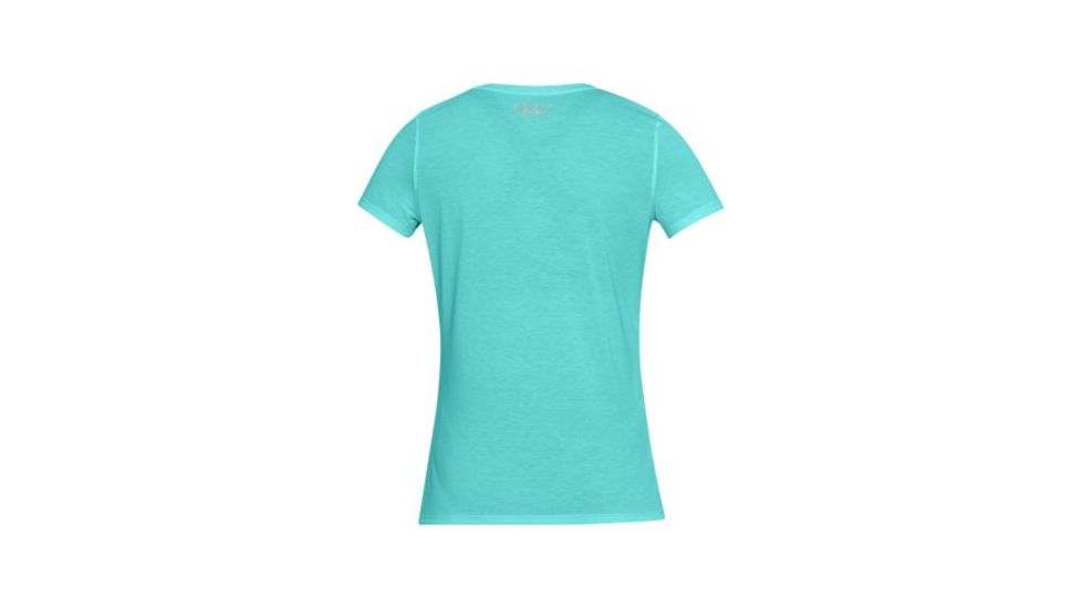 Under Armour Streaker Short Sleeve Shirt - Women's, Tropical Tide/Reflective, Large, 1271517-425-LG