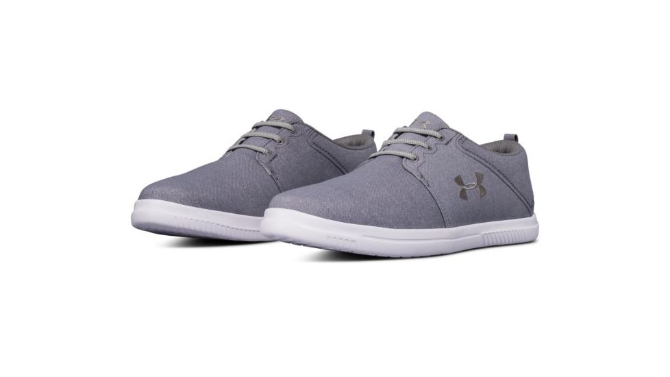 Under Armour Street Encounter IV Casual Shoe, Zinc Gray/White/White, 10 US 3000029-102-10