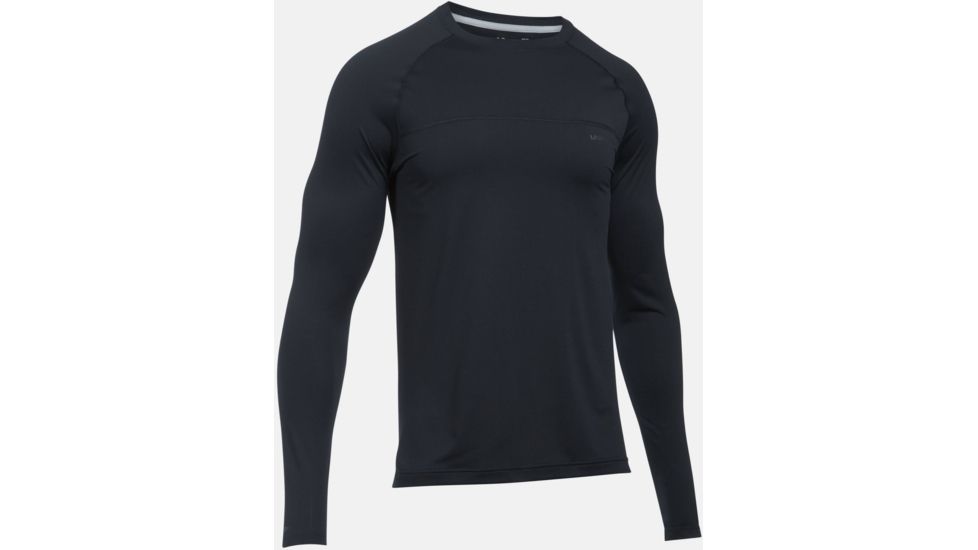 Under Armour Sunblock Long Sleeve Shirt - Men's-Black/Black-X-Large