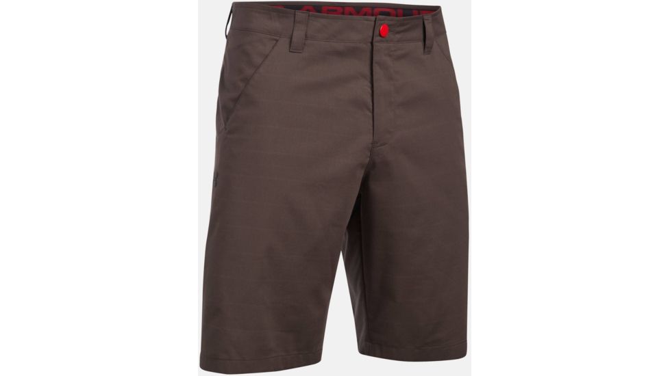 Under Armour Surf &amp; Turf Short - Men's-Maverick Brown/Red/Black-38 Waist